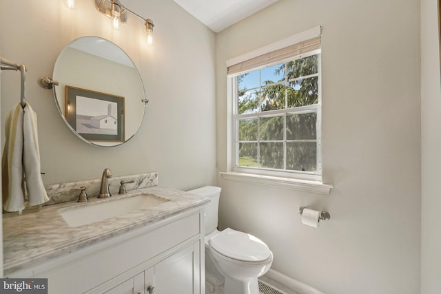 814 Amber Ln, West Chester, PA 19382 - bathroom with toilet and vanity