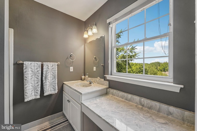 814 Amber Ln, West Chester, PA 19382 - bathroom featuring vanity and healthy amount of natural light