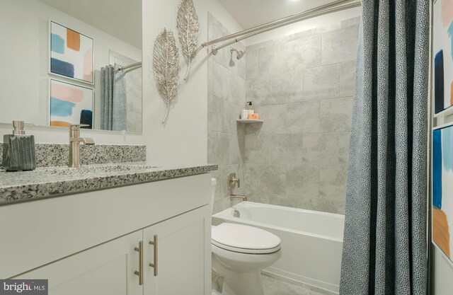 7565 Dundee Rd, Baltimore, MD 21244 - full bath featuring shower / bath combo and vanity
