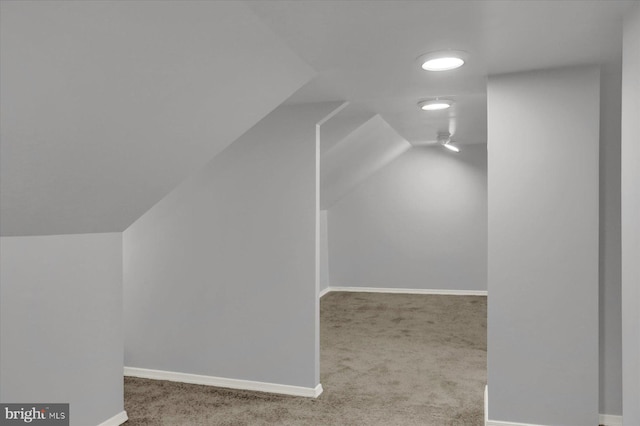 829-831 W Pine St, Coal Township, PA 17866 - additional living space with carpet floors and lofted ceiling