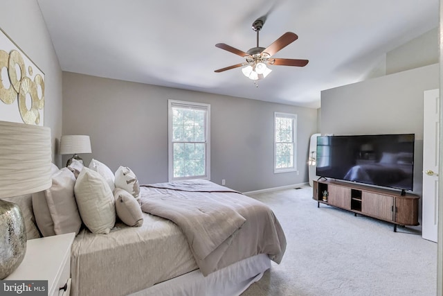 9009 Marie Ct, Lorton, VA 22079 - carpeted bedroom featuring baseboards and ceiling fan