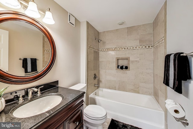 9009 Marie Ct, Lorton, VA 22079 - bathroom with vanity and shower / tub combination