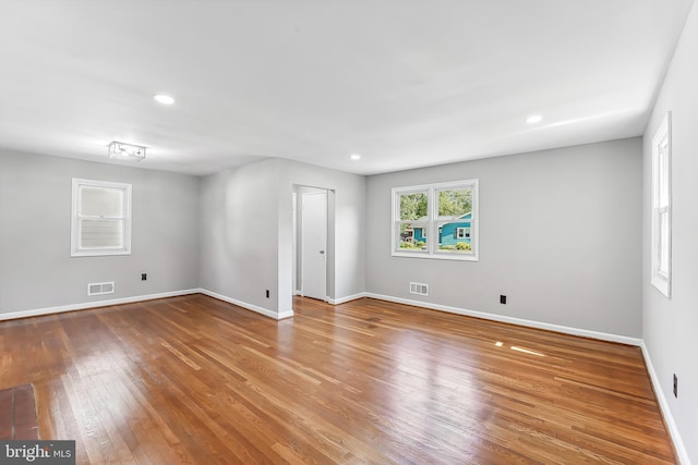 3834 Nancy Ave, Wilmington, DE 19808 - empty room featuring wood finished floors and recessed lighting