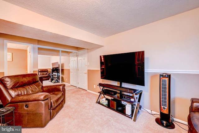 169 Independence Dr, Morrisville, PA 19067 - living room with carpet flooring and a textured ceiling