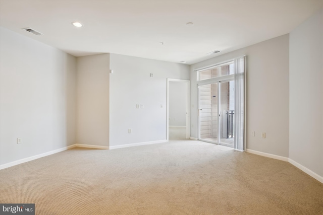 2655 Prosperity Ave Unit 100, Fairfax, VA 22031 - spare room with light colored carpet and recessed lighting