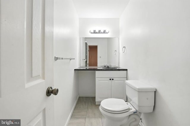 7491 Slagle Ln, Manassas, VA 20111 - half bath with vanity and marble finish floors