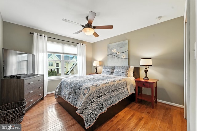 28 White Birch Blvd, Bear, DE 19701 - bedroom featuring hardwood / wood-style flooring and ceiling fan