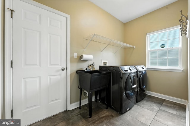 28 White Birch Blvd, Bear, DE 19701 - laundry area with washer and dryer and tile patterned flooring