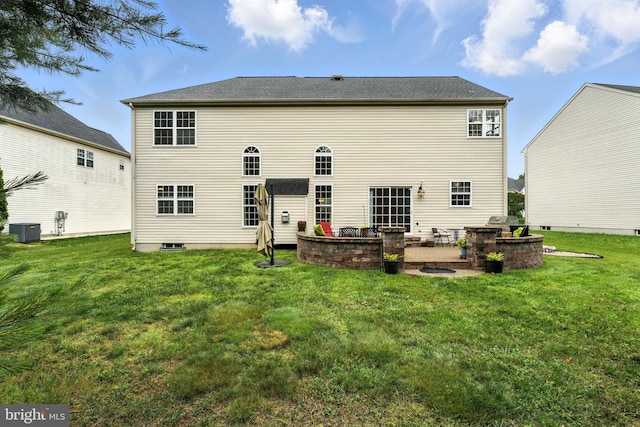 28 White Birch Blvd, Bear, DE 19701 - rear view of house with a patio and a yard