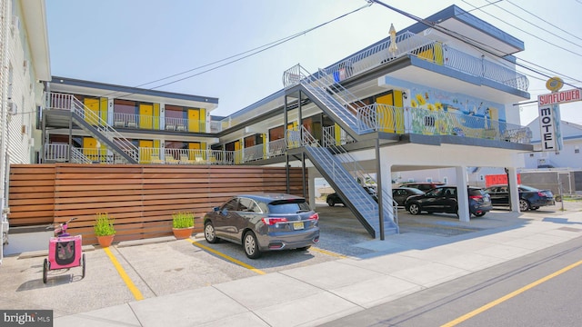 313 E Glenwood Ave Unit 206, Wildwood, NJ 08260 - partially covered parking lot with stairs