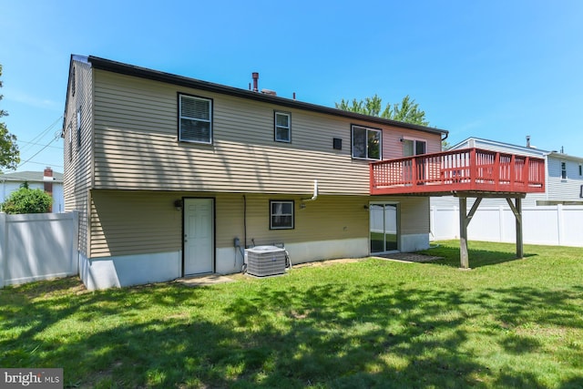 754 Second St, Woodbury Heights, NJ 08097 - back of property featuring a wooden deck