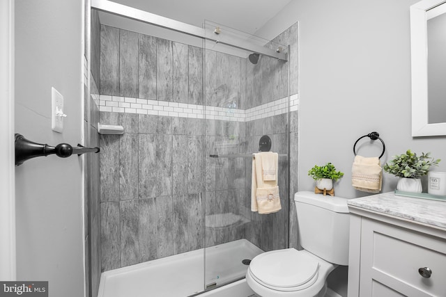 1305 Heather Hill Rd, Baltimore, MD 21239 - bathroom featuring a shower stall and vanity