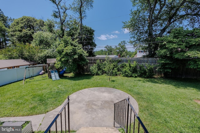 1305 Heather Hill Rd, Baltimore, MD 21239 - fenced backyard featuring a playground