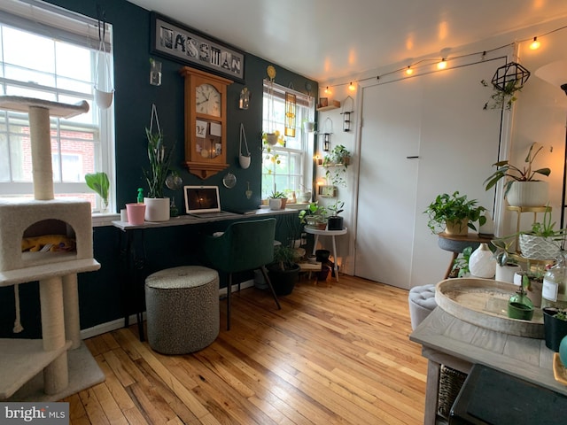 316-322 W Wildey St, Philadelphia, PA 19123 - living area featuring hardwood / wood-style floors and plenty of natural light