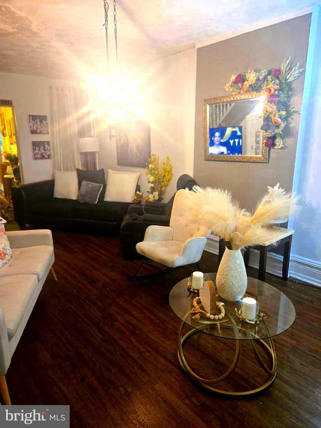 458 W Oley St, Reading, PA 19601 - living area with wood finished floors