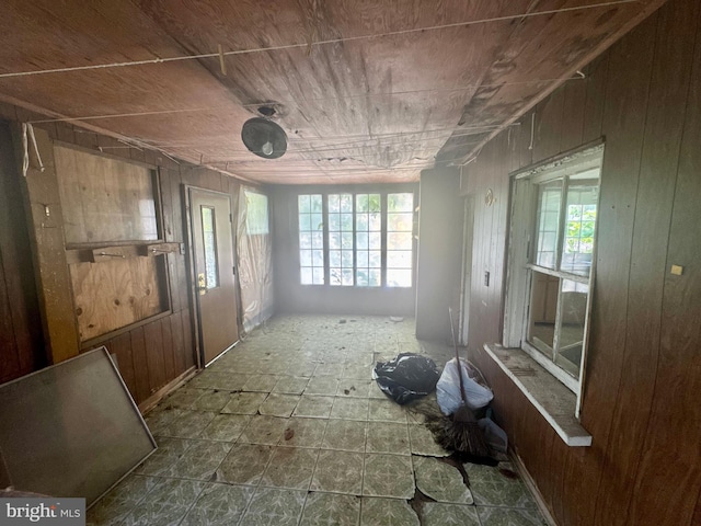 219 E Pike St, Bellefonte, PA 16823 - foyer entrance featuring plenty of natural light and wood walls