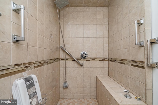 1916 Porter Ave, Suitland, MD 20746 - full bath featuring tiled shower and heating unit