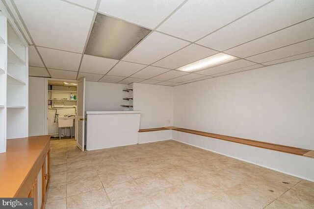 1916 Porter Ave, Suitland, MD 20746 - empty room with a paneled ceiling