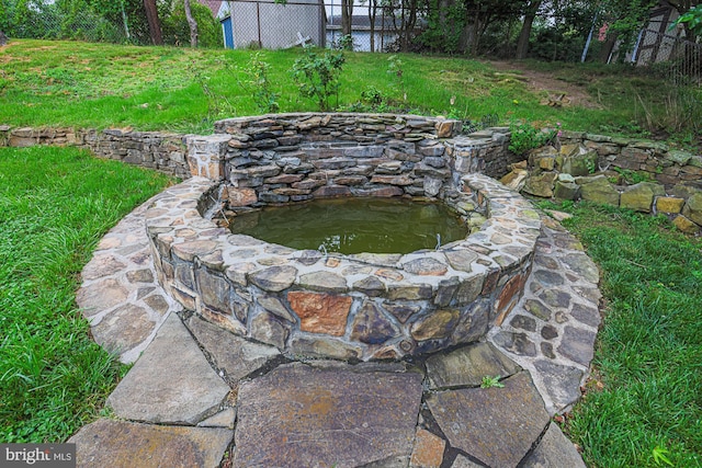 8935 Twin Ridge Dr, Glen Burnie, MD 21061 - exterior view of a garden pond