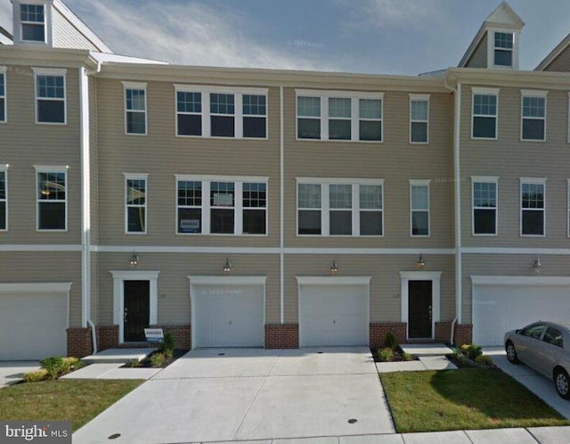 108 Creekside Way, Burlington, NJ 08016 - view of property featuring brick siding, driveway, and a garage
