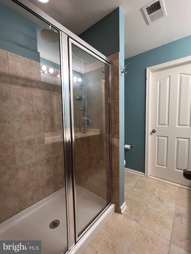 108 Creekside Way, Burlington, NJ 08016 - bathroom with a stall shower and tile patterned flooring