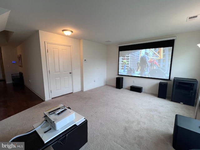 108 Creekside Way, Burlington, NJ 08016 - home theater room with carpet flooring and baseboards
