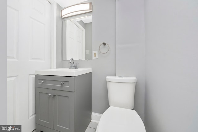 7702 Burnside Rd, Landover, MD 20785 - half bath with vanity and toilet