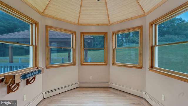 132 Sycamore Dr, Palmerton, PA 18071 - unfurnished sunroom featuring vaulted ceiling