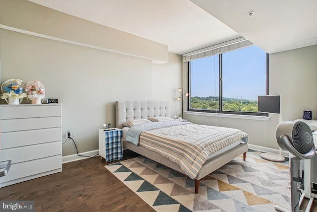 2451 Midtown Ave Unit 1323, Alexandria, VA 22303 - bedroom featuring baseboards and wood finished floors