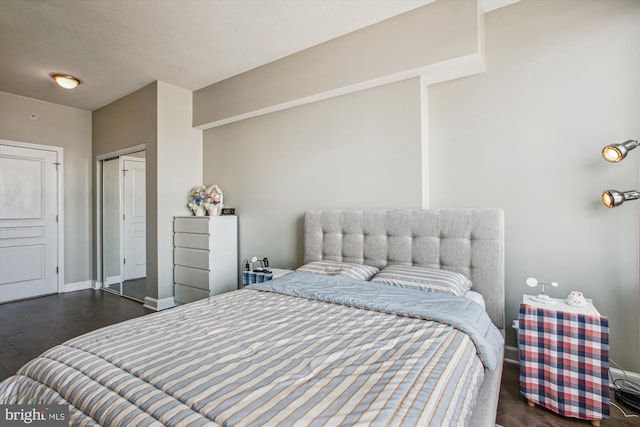 2451 Midtown Ave Unit 1323, Alexandria, VA 22303 - bedroom featuring wood finished floors and a closet