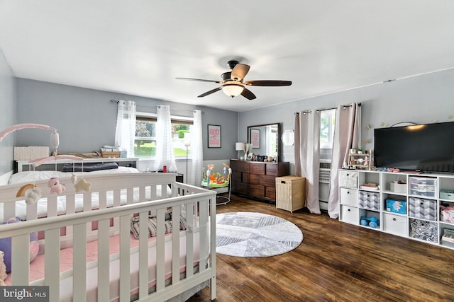 312 Wellington, Reading, PA 19609 - bedroom featuring wood finished floors and a ceiling fan