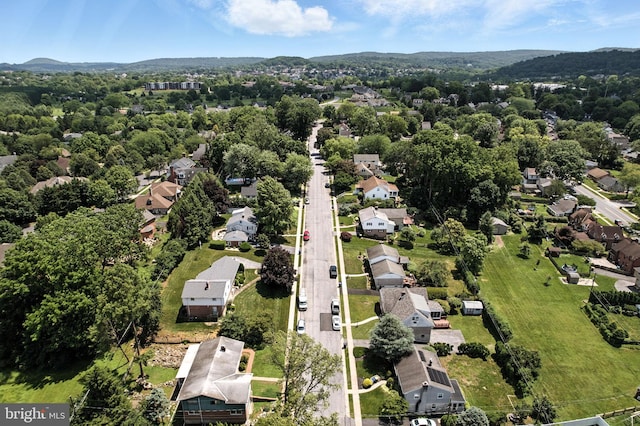 312 Wellington, Reading, PA 19609 - aerial perspective of suburban area with a mountain backdrop