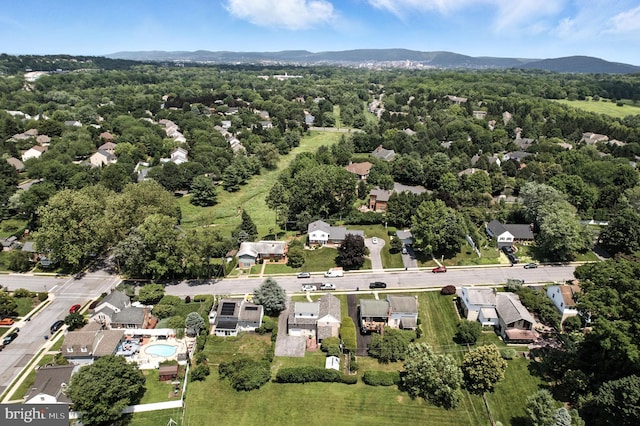 312 Wellington, Reading, PA 19609 - aerial overview of property's location featuring a mountain backdrop