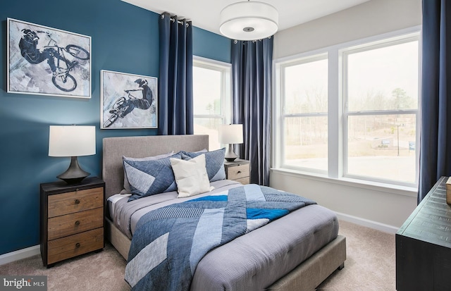 3929 Walnut St, Fairfax, VA 22030 - carpeted bedroom featuring multiple windows