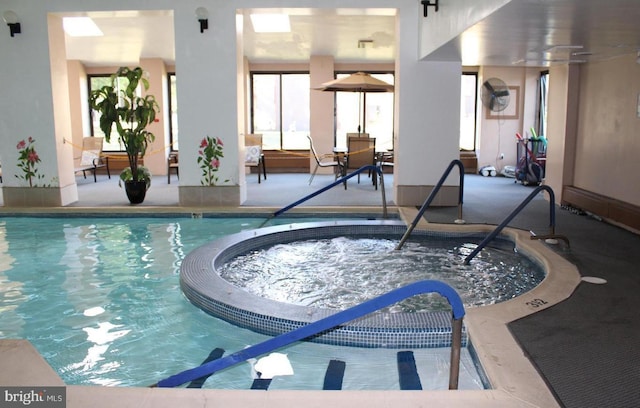 5100 Convent Ln Unit 219, Philadelphia, PA 19114 - view of swimming pool featuring a pool with connected hot tub