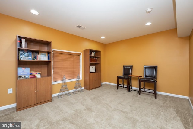 16435 Regatta Ln, Woodbridge, VA 22191 - living area featuring carpet flooring and recessed lighting