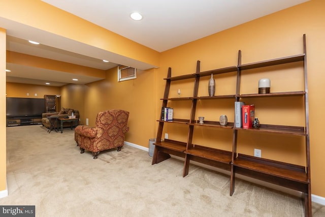 16435 Regatta Ln, Woodbridge, VA 22191 - living area with carpet floors and recessed lighting