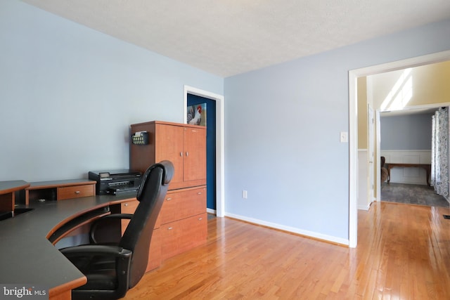 1143 Happy Ridge Dr, Front Royal, VA 22630 - home office with light wood-style floors