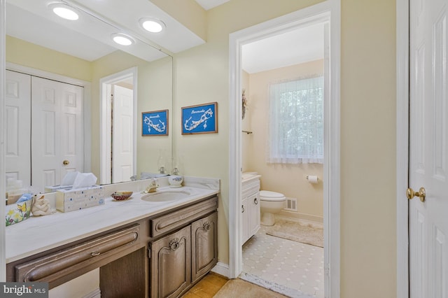 1202 Forestville Dr, Great Falls, VA 22066 - bathroom featuring vanity and toilet