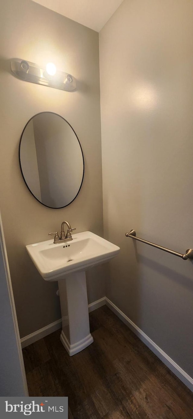 54 Petersburg Ln, Duncannon, PA 17020 - bathroom featuring wood finished floors and baseboards