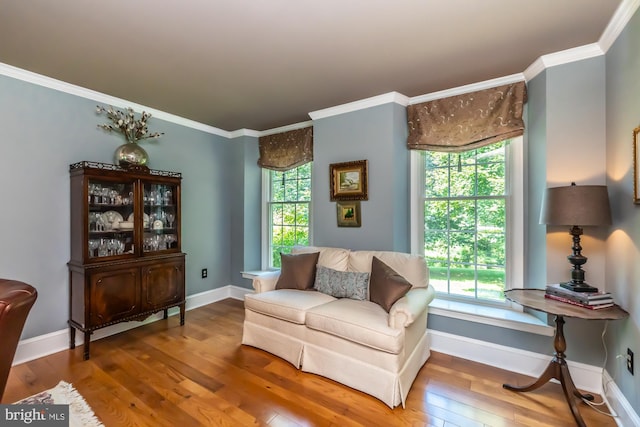 20 Mooney Ln, Chester Springs, PA 19425 - living area with wood finished floors and ornamental molding