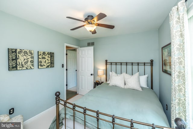 20 Mooney Ln, Chester Springs, PA 19425 - bedroom with baseboards and a ceiling fan