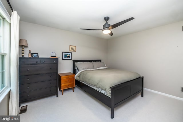 20 Mooney Ln, Chester Springs, PA 19425 - bedroom featuring light colored carpet and a ceiling fan