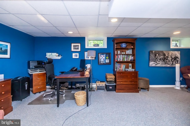 20 Mooney Ln, Chester Springs, PA 19425 - carpeted office space featuring a drop ceiling