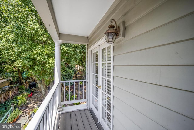 717 S Royal St, Alexandria, VA 22314 - porch with french doors
