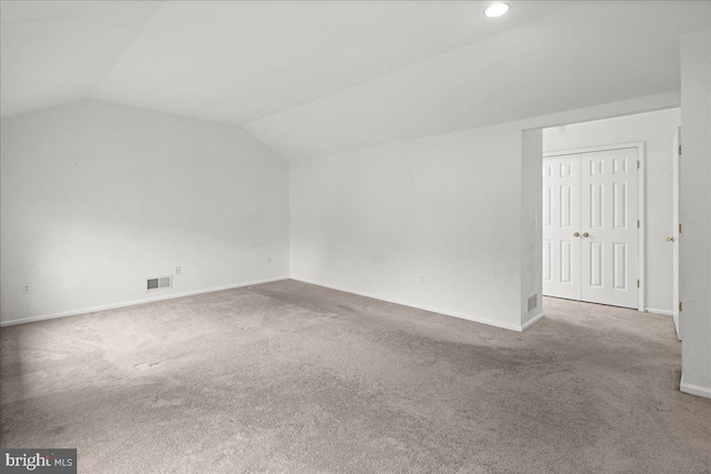 124 Kingsland Cir, Monmouth Junction, NJ 08852 - bonus room featuring lofted ceiling, carpet floors, and recessed lighting