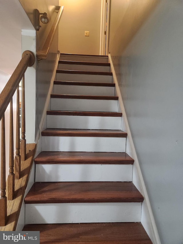 10203 Thundercloud Ct, Springdale, MD 20774 - stairs featuring wood finished floors