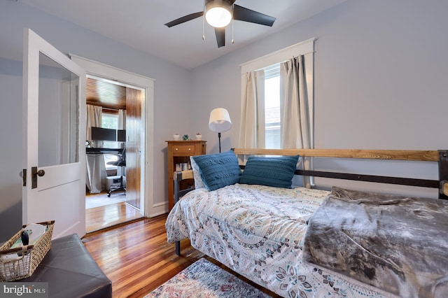76 N Grant St, Manheim, PA 17545 - bedroom featuring wood finished floors and multiple windows