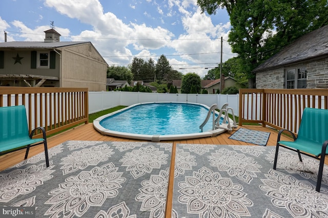 76 N Grant St, Manheim, PA 17545 - view of swimming pool with a deck