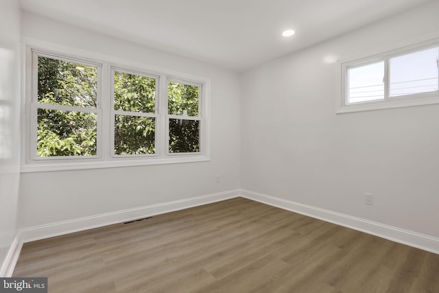 1700 Melbourne Rd, Baltimore, MD 21222 - spare room featuring wood finished floors and recessed lighting